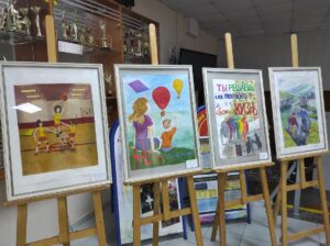 Выставка плакатов и рисунков учащихся «За здоровый образ жизни»